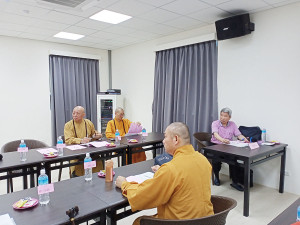 新北市佛教會114年5月16日星期五 第十五屆第六次理監事會(善導寺教育大樓三樓)